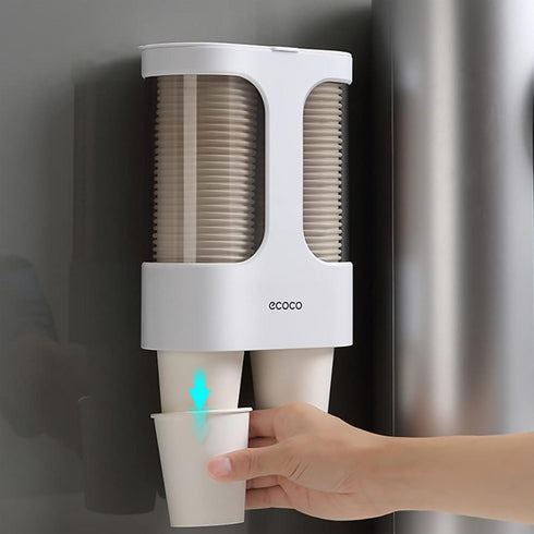 ECOCO -Wall mounted paper cup dispenser set of 2